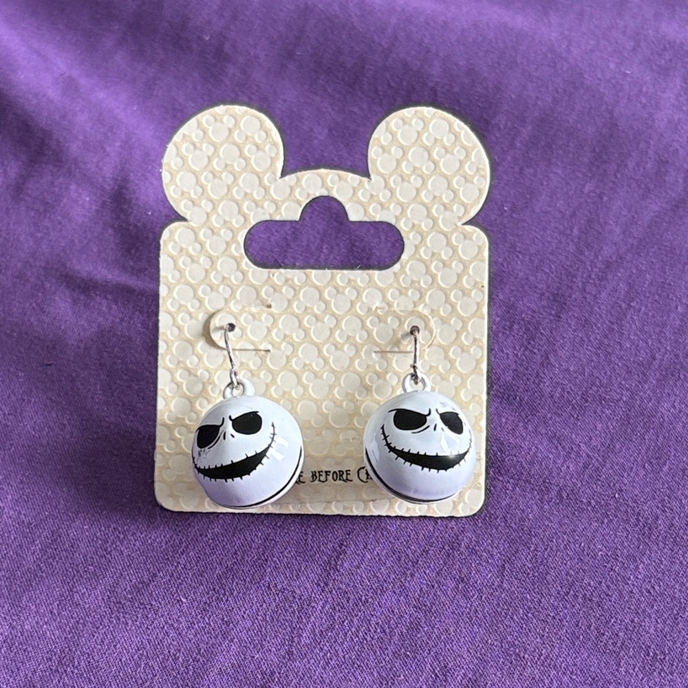 Jack Skellington Bell Earrings